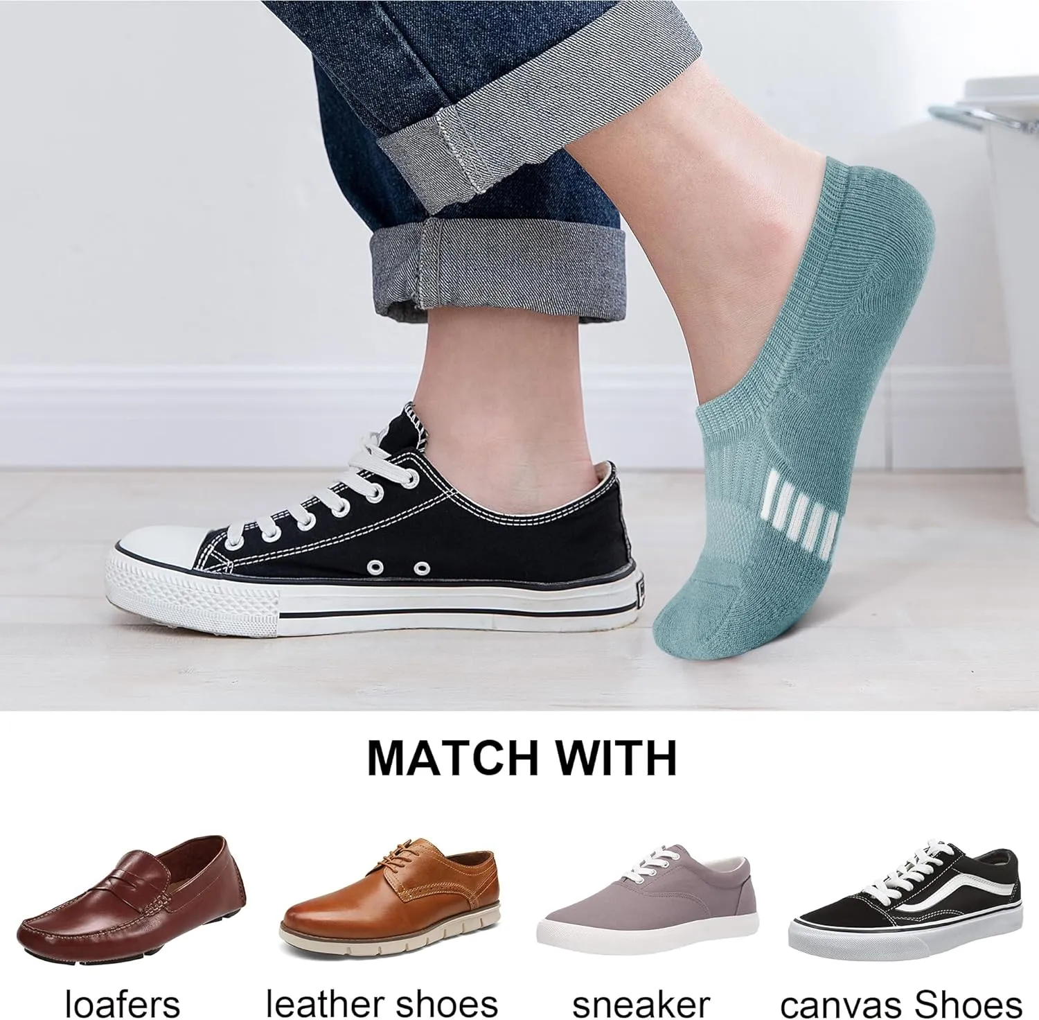 Gonii Womens No Show Socks Athletic Ankle Socks Cushioned Running Low Cut 5-8 Pairs