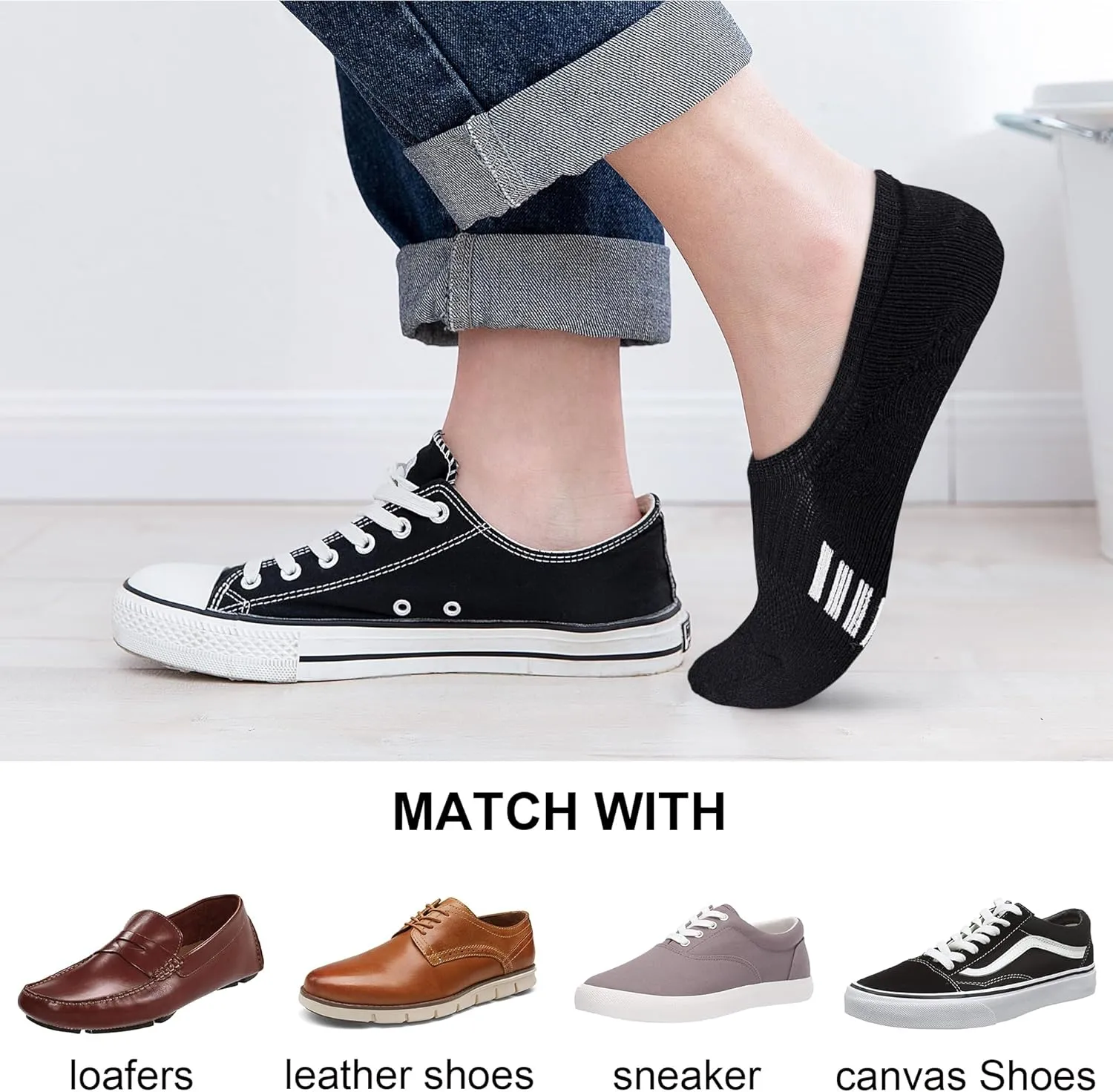 Gonii Womens No Show Socks Athletic Ankle Socks Cushioned Running Low Cut 5-8 Pairs