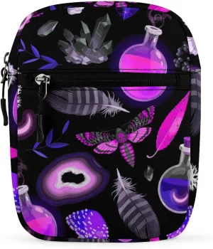 Gothic Magic Witch Potion Detachable Shoulder Strap Small Shoulder Bag Unisex