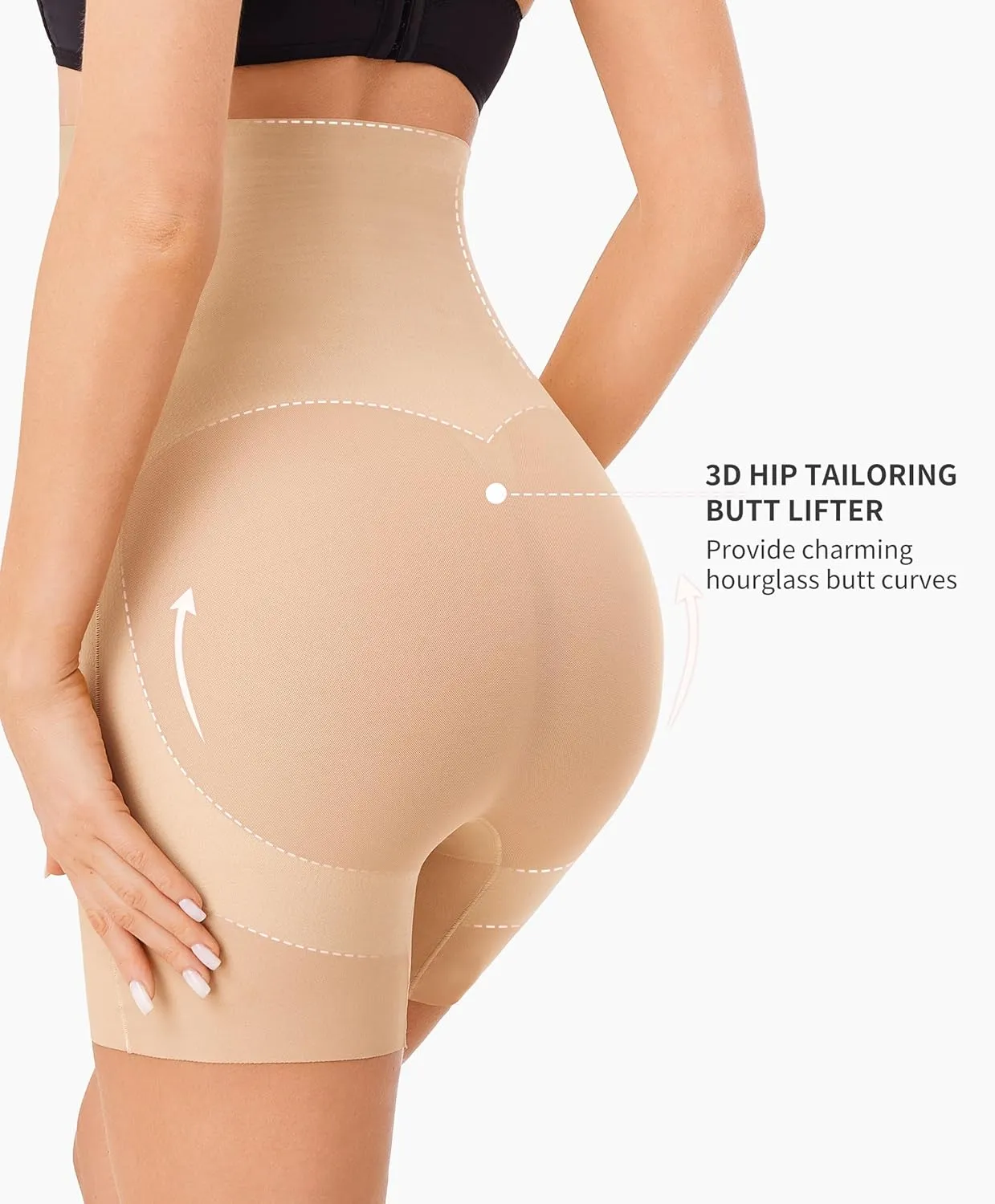 Gotoly Tummy Control Shapewear Shorts Body Shaper for Women High Waisted Butt Lifting Panties Thigh Slimming