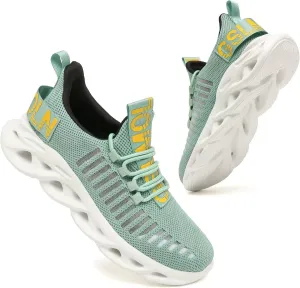 GSLMOLN Men's Casual Walking Shoes Non Slip Breathable Comfort Sneakers Work Gym Running Tennis Cross Trainer