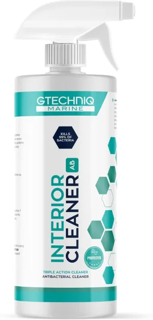 Gtechniq Marine Interior Cleaner for Hard and Soft Surfaces on Boat, Powerboat, Jet Ski and Yacht, Fabric Safe, Dirt Repellent, 500ml