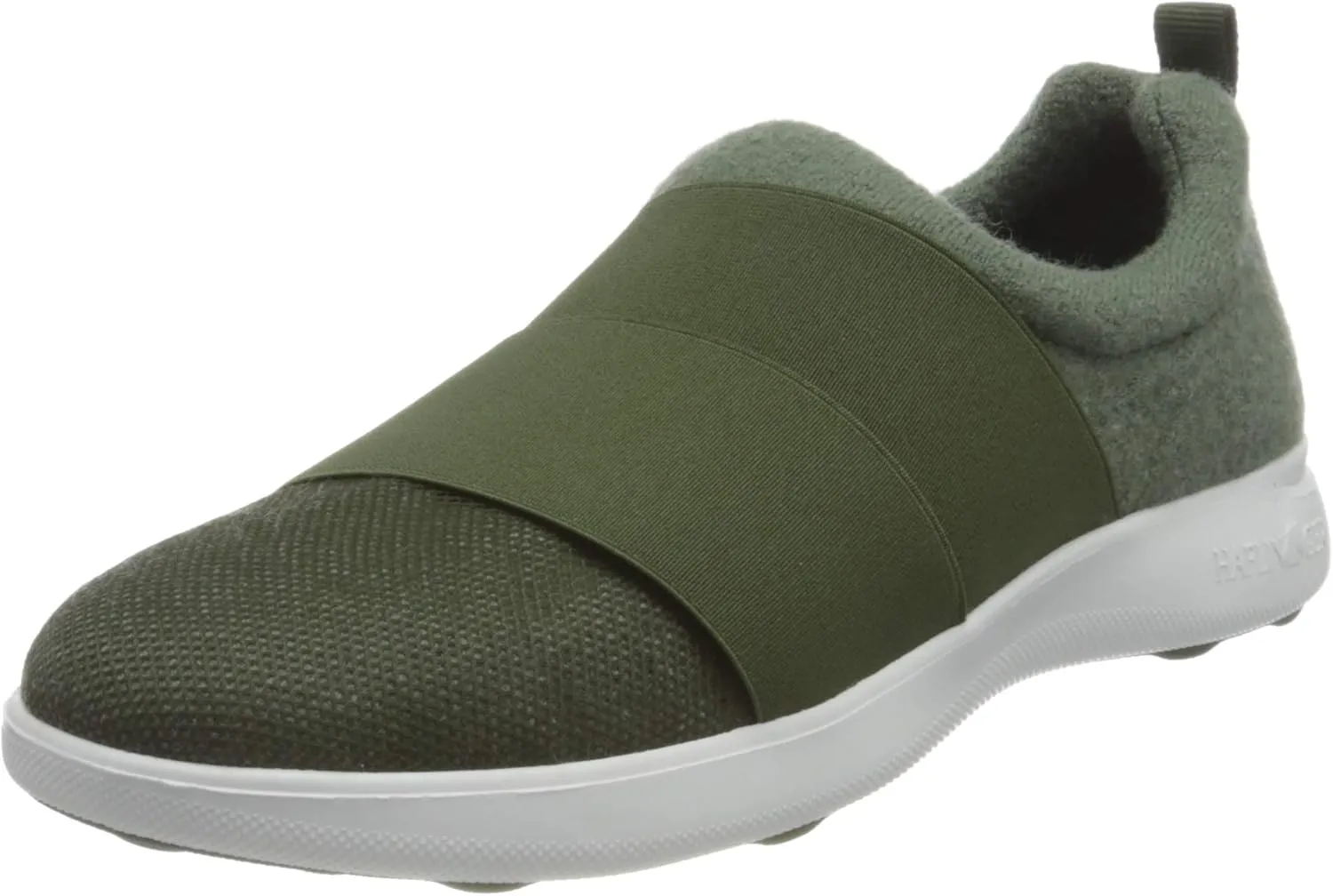 HAFLINGER Women's Wool-Sneaker Jump Mule, Kiwi, 8 US