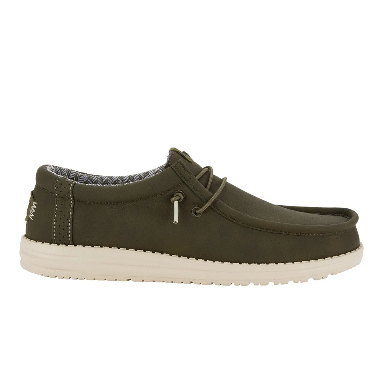 HEY DUDE WALLY CLASSIC OLIVE - FOOTWEAR MEN'S