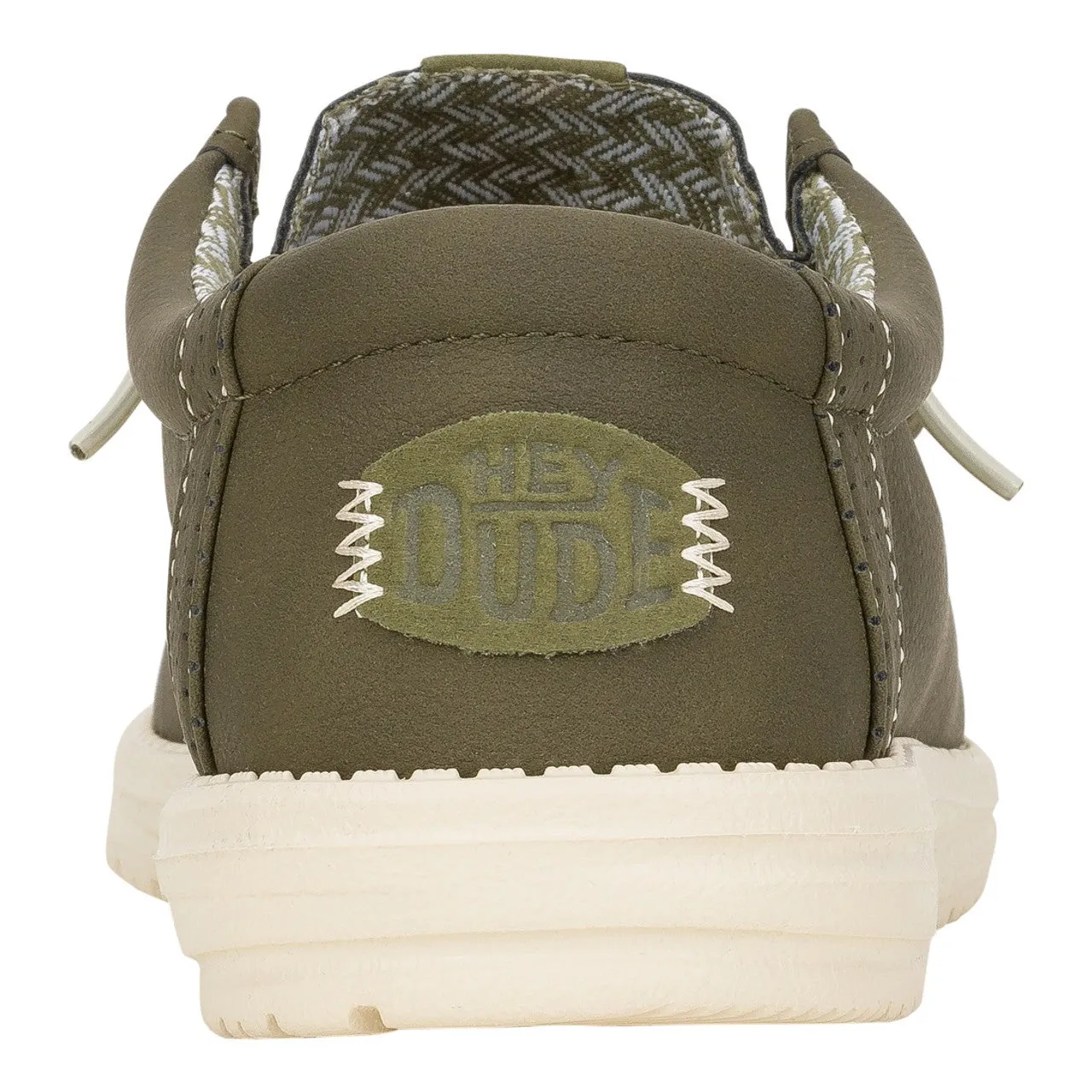 HEY DUDE WALLY CLASSIC OLIVE - FOOTWEAR MEN'S