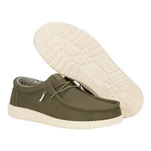 HEY DUDE WALLY CLASSIC OLIVE - FOOTWEAR MEN'S