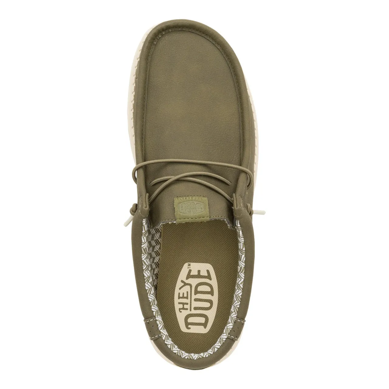 HEY DUDE WALLY CLASSIC OLIVE - FOOTWEAR MEN'S