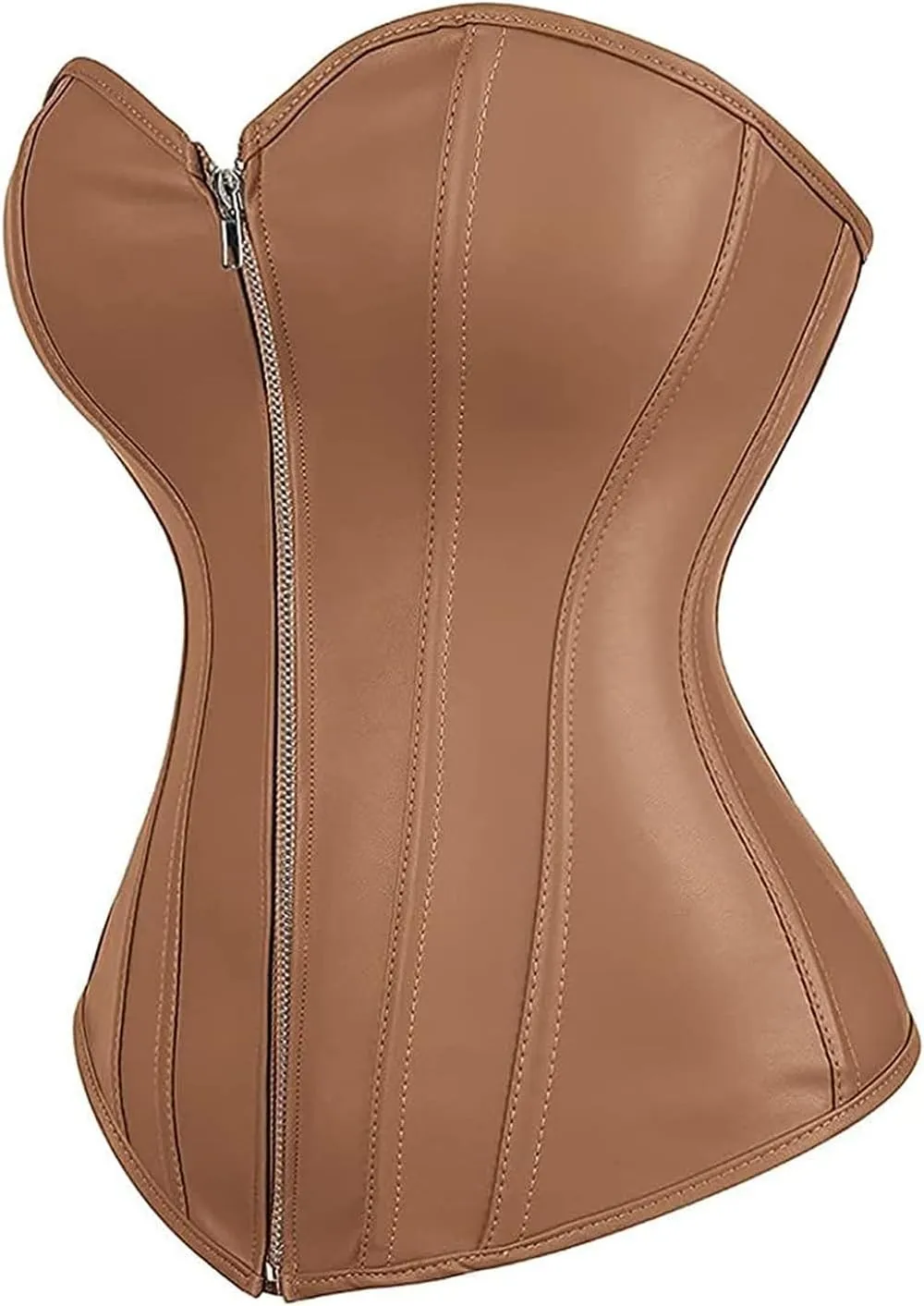 ICEGIA Women's Heavy Duty Corset Double Steel Boned Waist Trainer Corsets Underbust Body Shaper
