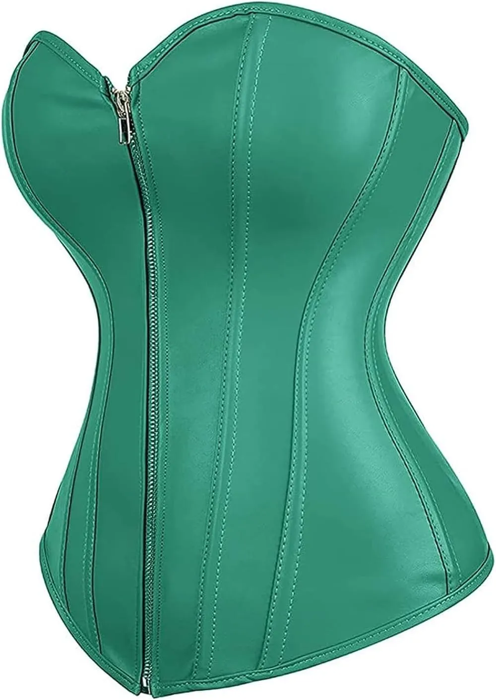 ICEGIA Women's Heavy Duty Corset Double Steel Boned Waist Trainer Corsets Underbust Body Shaper