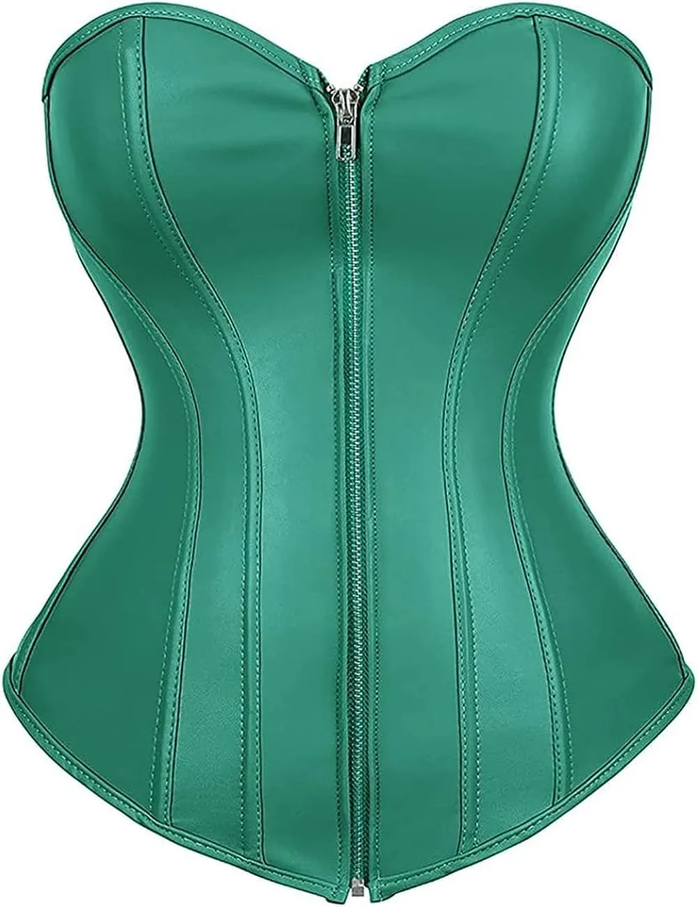 ICEGIA Women's Heavy Duty Corset Double Steel Boned Waist Trainer Corsets Underbust Body Shaper