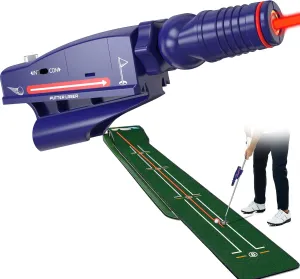 Indoor Golf Putting Laser Alignment Tool Training Aid Putter Alignment Precision Putter Laser Aiming Device Putting Trainer Best Gifts as Golf Accessories for Men