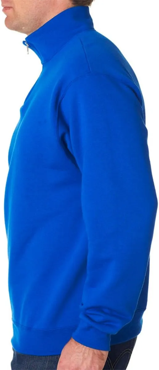 Jerzees Men's NuBlend 1/4 Zip Cadet Collar Sweatshirt