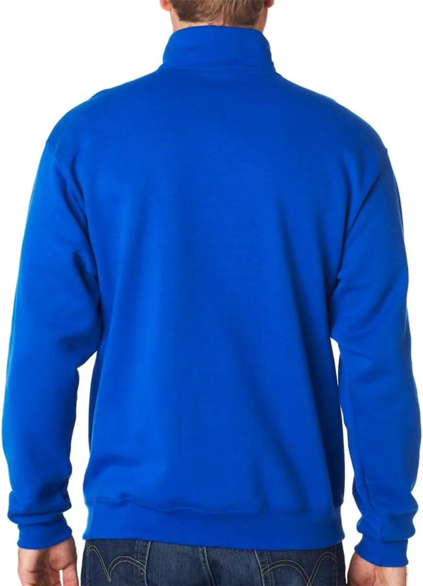 Jerzees Men's NuBlend 1/4 Zip Cadet Collar Sweatshirt