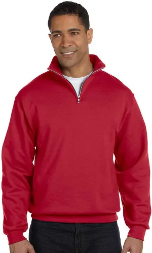 Jerzees Men's NuBlend 1/4 Zip Cadet Collar Sweatshirt