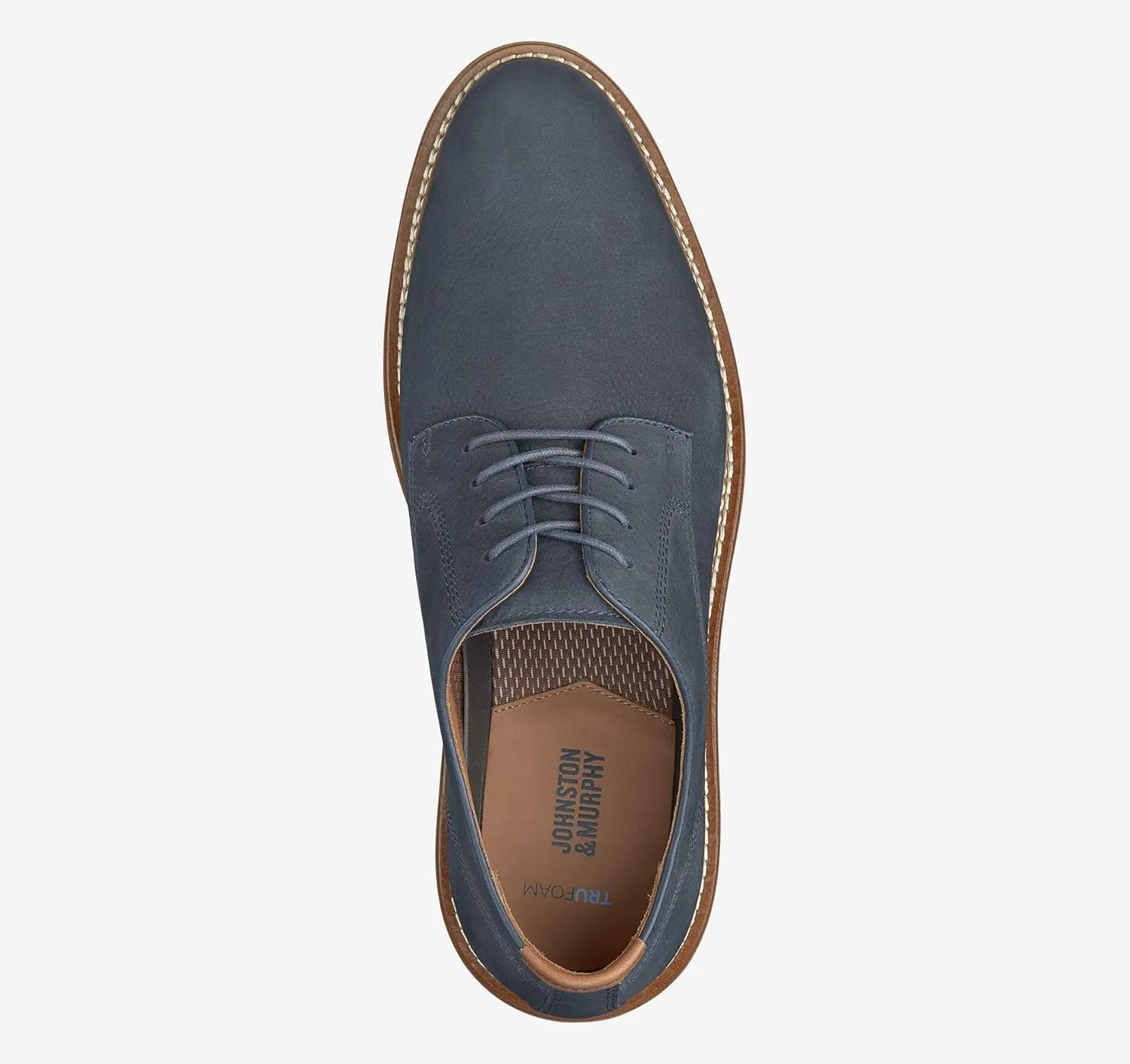 Johnston & Murphy Upton Plain Toe Men’s Shoe, Business Casual Men’s Dress Shoes, Comfortable Leather Shoes for Men