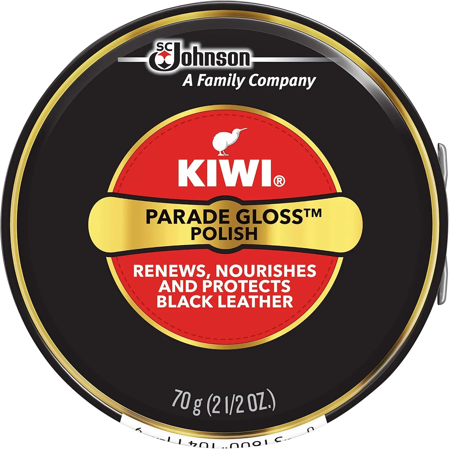 Kiwi Parade Gloss Shoe Polish - Black - 2.5 oz. - Large