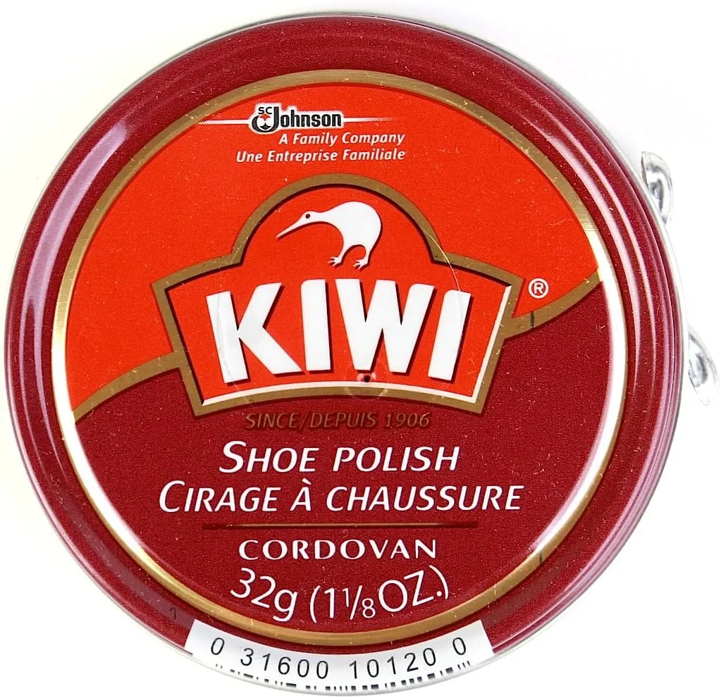 Kiwi Shoe Polish Paste, 1-1/8 oz, 3-Pack, Cordovan
