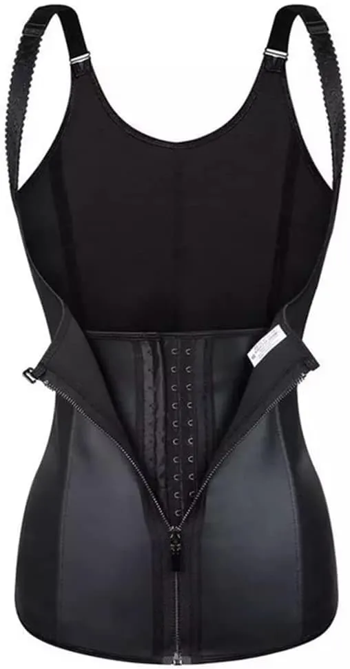 Latex Adjustable Belly Tucked Waist Trainer Push Up Vest Tummy Belly Girdle Body Shaper