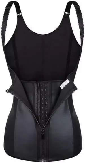 Latex Adjustable Belly Tucked Waist Trainer Push Up Vest Tummy Belly Girdle Body Shaper