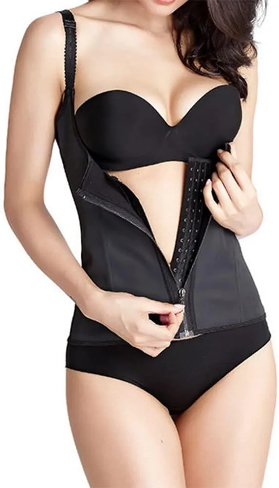 Latex Adjustable Belly Tucked Waist Trainer Push Up Vest Tummy Belly Girdle Body Shaper