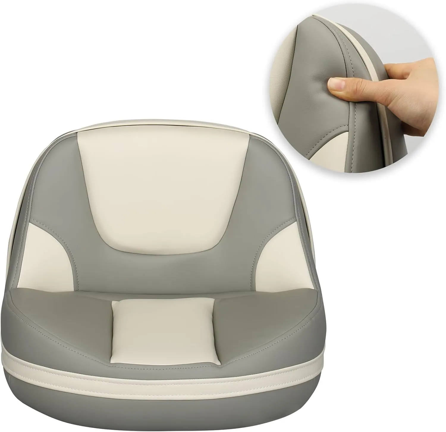 Leader Accessories Pro Casting Boat Seat Lean Pro Fishing High Back Bass Boat Seat Butt Seat