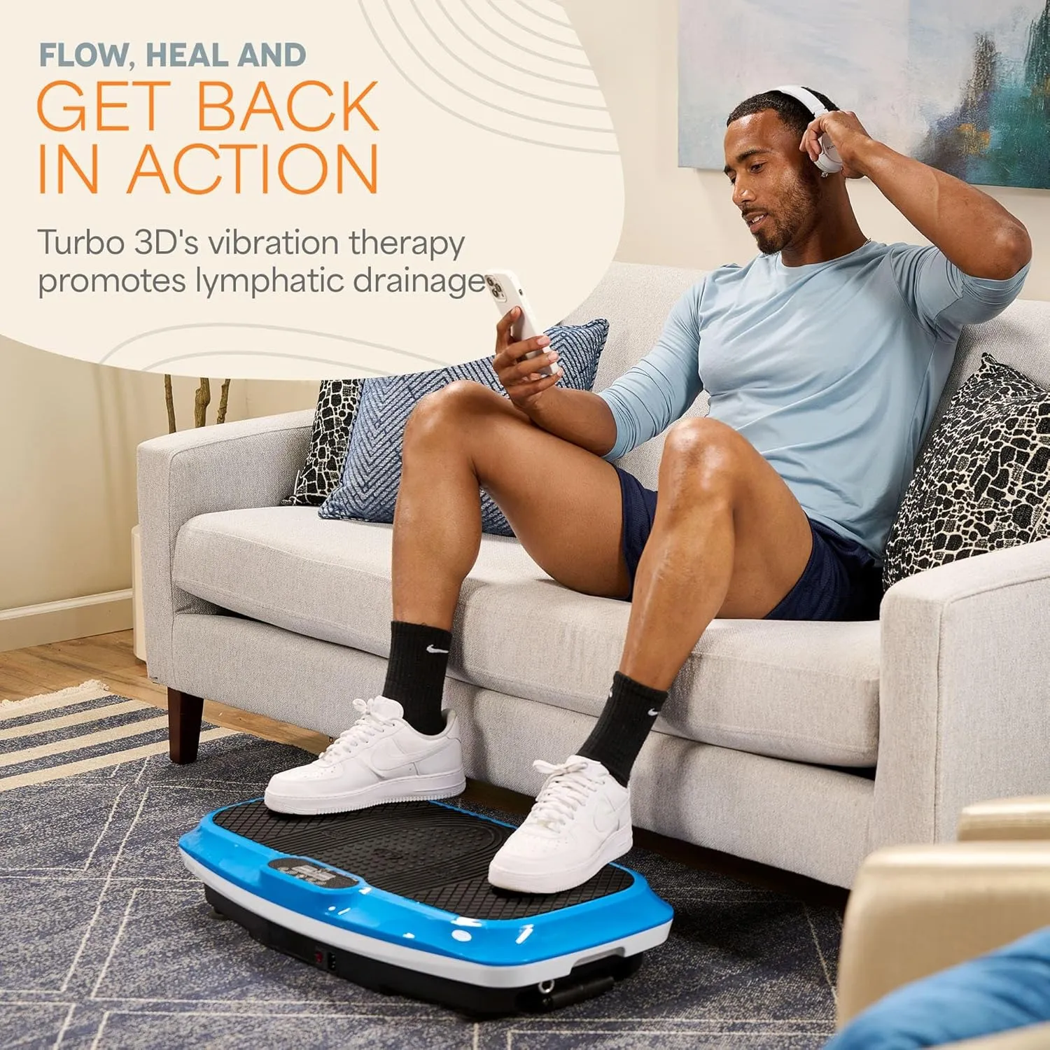 Lifepro 3D Vibration Plate Exercise Machine - Dual Motor Oscillation and Pulsation with 3D Motion - Whole Body Vibration Platform for Home Workouts Muscle Recovery Flexibility and Fitness