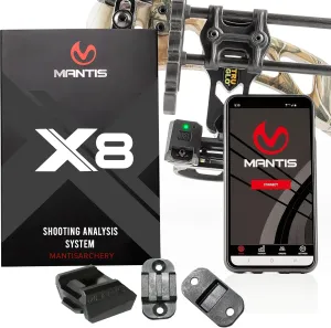Mantis X8 Shooting Analysis System | Archery Trainer | Works with Longbow, Compound Bow, or Recurve Bows | Track Progress & Analyze Every Shot with Free App | Bow Hunting Practice