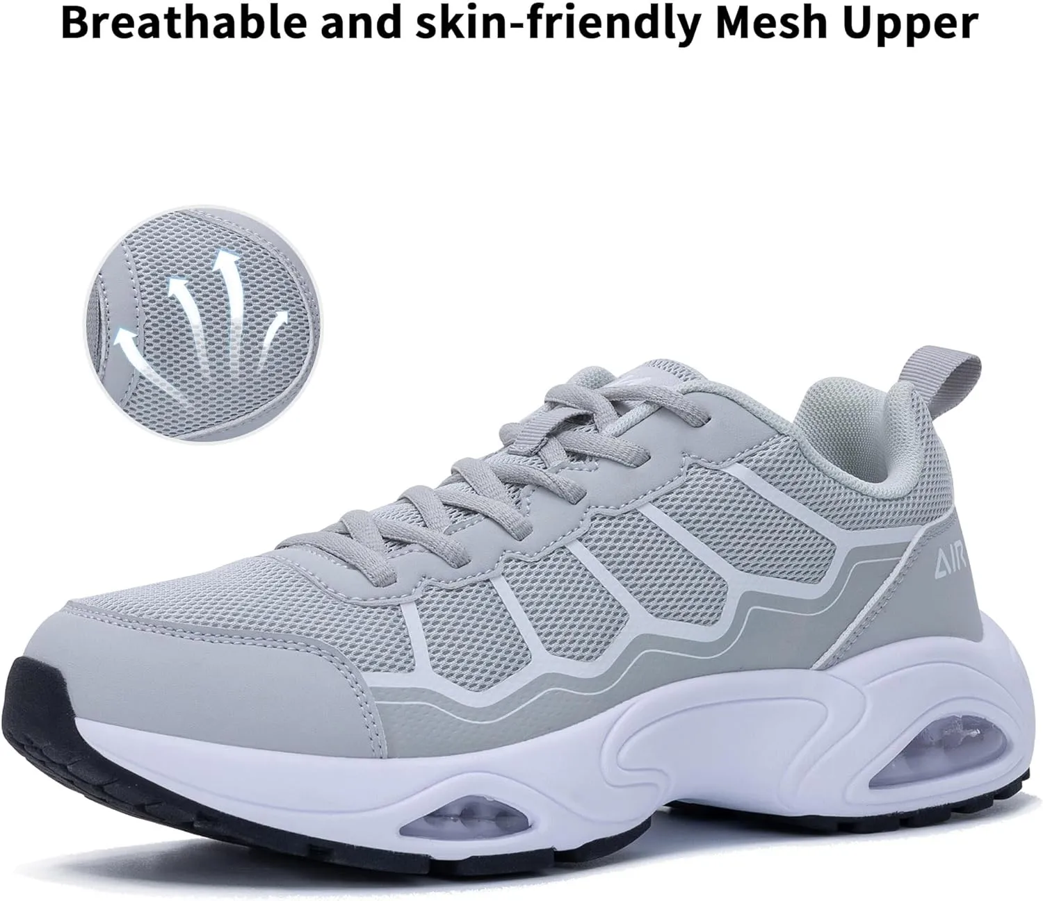 Mens Air Running Shoes Tennis Breathable Athletic Sneakers Lightweight Sport Fitness Workout Gym Jogging Walking Shoes