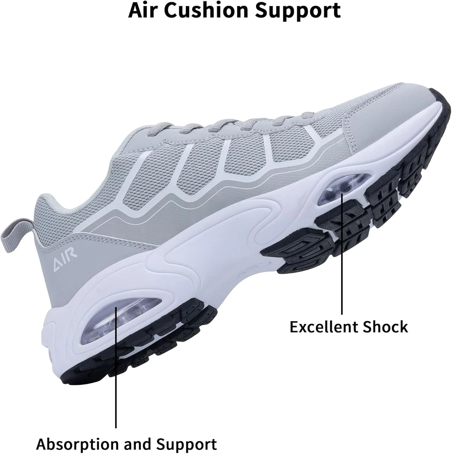 Mens Air Running Shoes Tennis Breathable Athletic Sneakers Lightweight Sport Fitness Workout Gym Jogging Walking Shoes