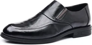 Mens Buckle Classic Formal Oxford Shoes, Patent Leather Tuxedo Wedding Business Dress Shoes Stylish Comfortable Elegant Slip On Pointed Toe Non Slip Party Leather