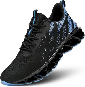 Men's Running Shoes Blade Fashion Sneakers Breathable Mesh Non Slip Gym Sport Trainer Casual Athletic Walking Shoes