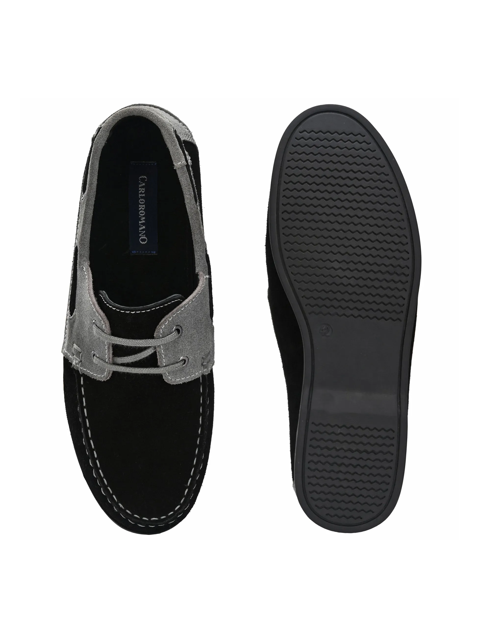 Men's Suede Leather Lace Up Boat Shoe