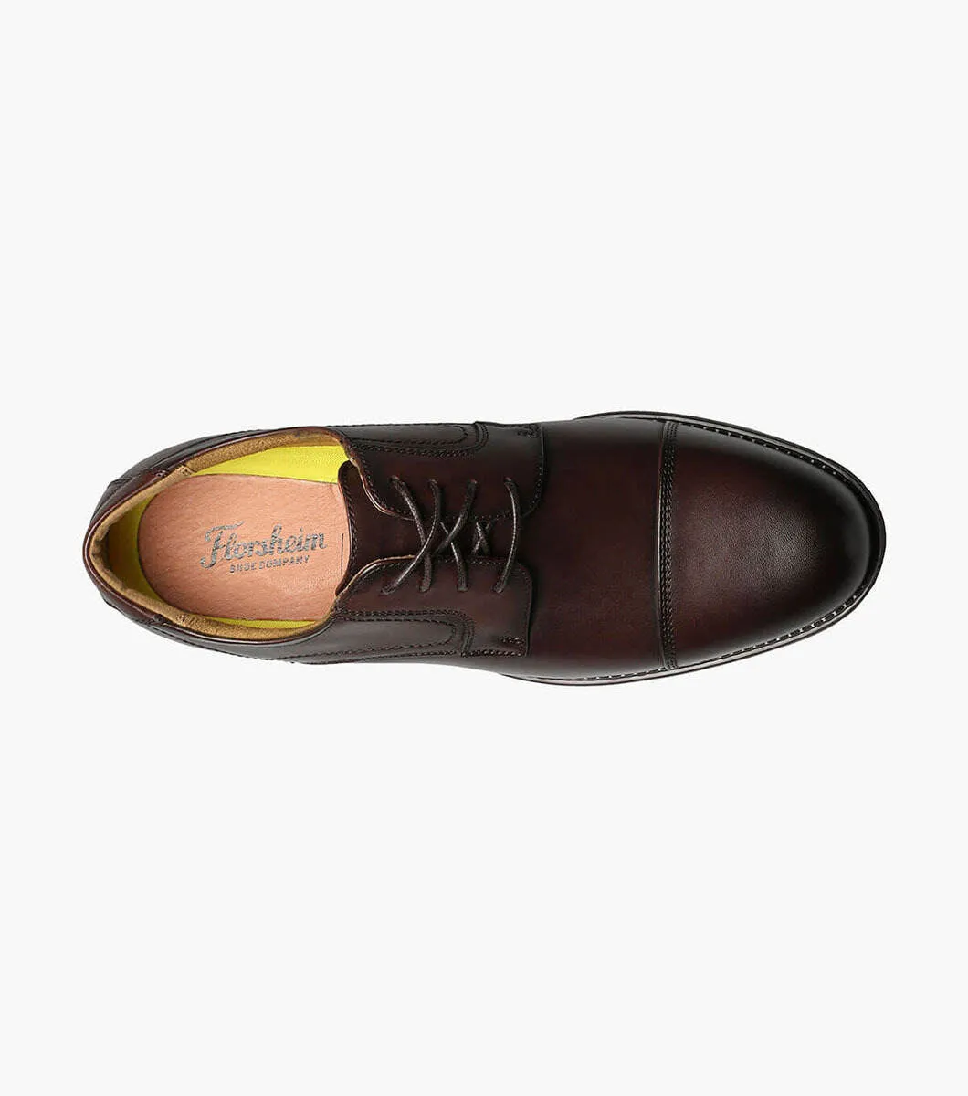 Midtown Cap Toe Oxford-Brown | Florsheim