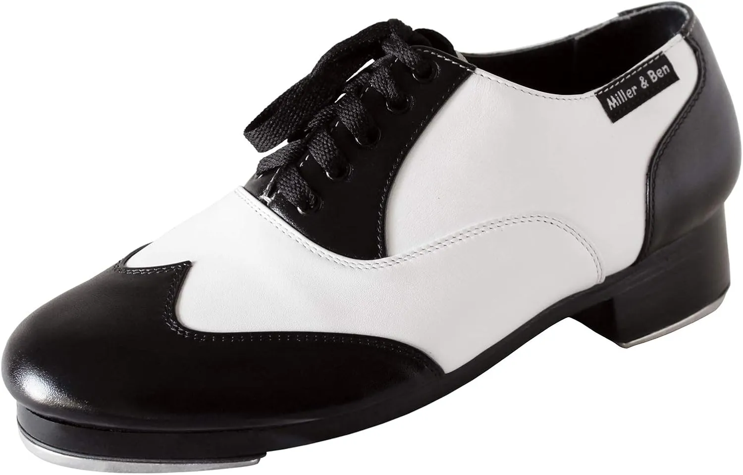Miller & Ben Tap Shoes; Jazz-Tap Master; Black & White Professional Tap Shoes