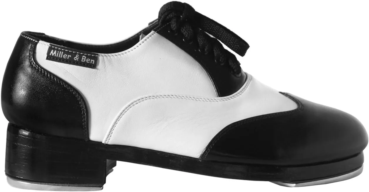 Miller & Ben Tap Shoes; Jazz-Tap Master; Black & White Professional Tap Shoes