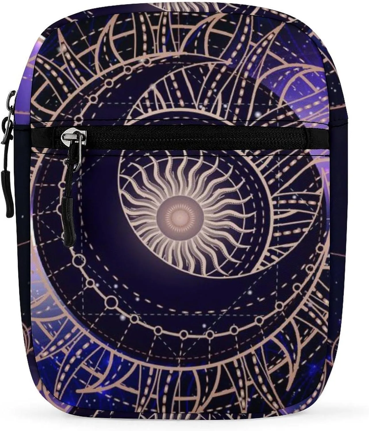 Mysterious Sun And Moon Crossbody Bag Small Shoulder Bag Waterproof, Lightweight And Convenient