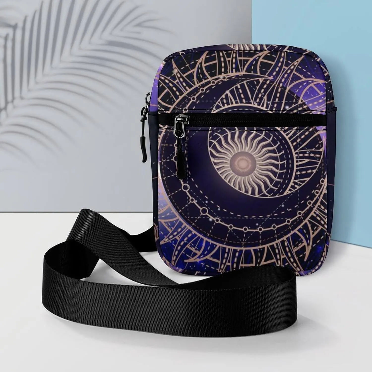 Mysterious Sun And Moon Crossbody Bag Small Shoulder Bag Waterproof, Lightweight And Convenient