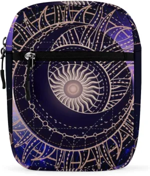 Mysterious Sun And Moon Crossbody Bag Small Shoulder Bag Waterproof, Lightweight And Convenient