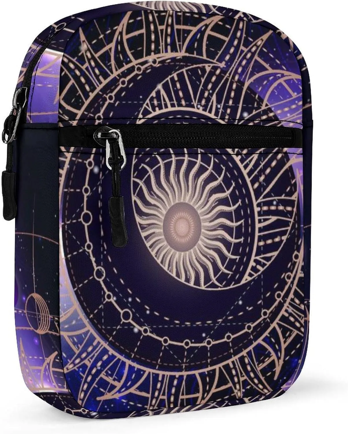 Mysterious Sun And Moon Crossbody Bag Small Shoulder Bag Waterproof, Lightweight And Convenient