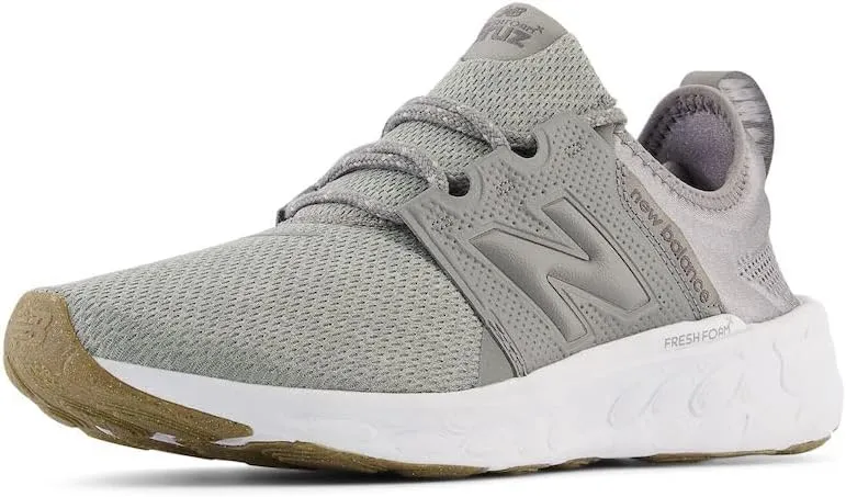 New Balance Men's Fresh Foam X Cruz V3 Running Shoe, Shadow Grey/Raincloud/White, 11.5 Wide