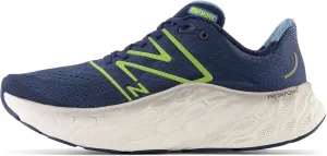 New Balance Men's Fresh Foam X More V4 Running Shoe, Nb Navy/Cosmic Pineapple/Heritage Blue, 10