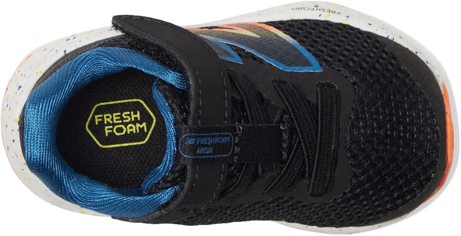 New Balance Unisex-Baby Fresh Foam Arishi V4 Bungee Lace with Top Strap Running Shoe