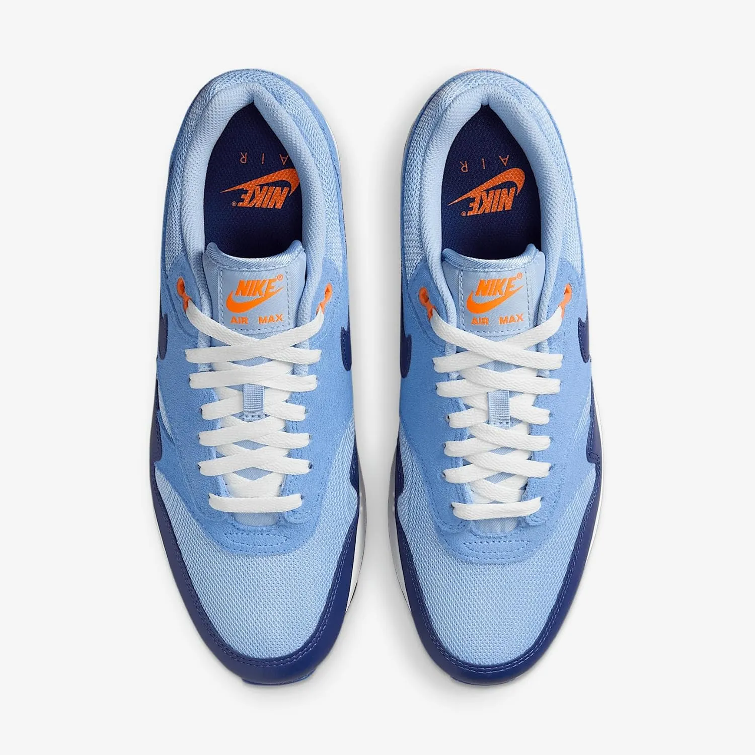 Nike Air Max 1 Essential Men's Shoes (FZ5808-400, Psychic Blue/Hyper Pink/University Blue)