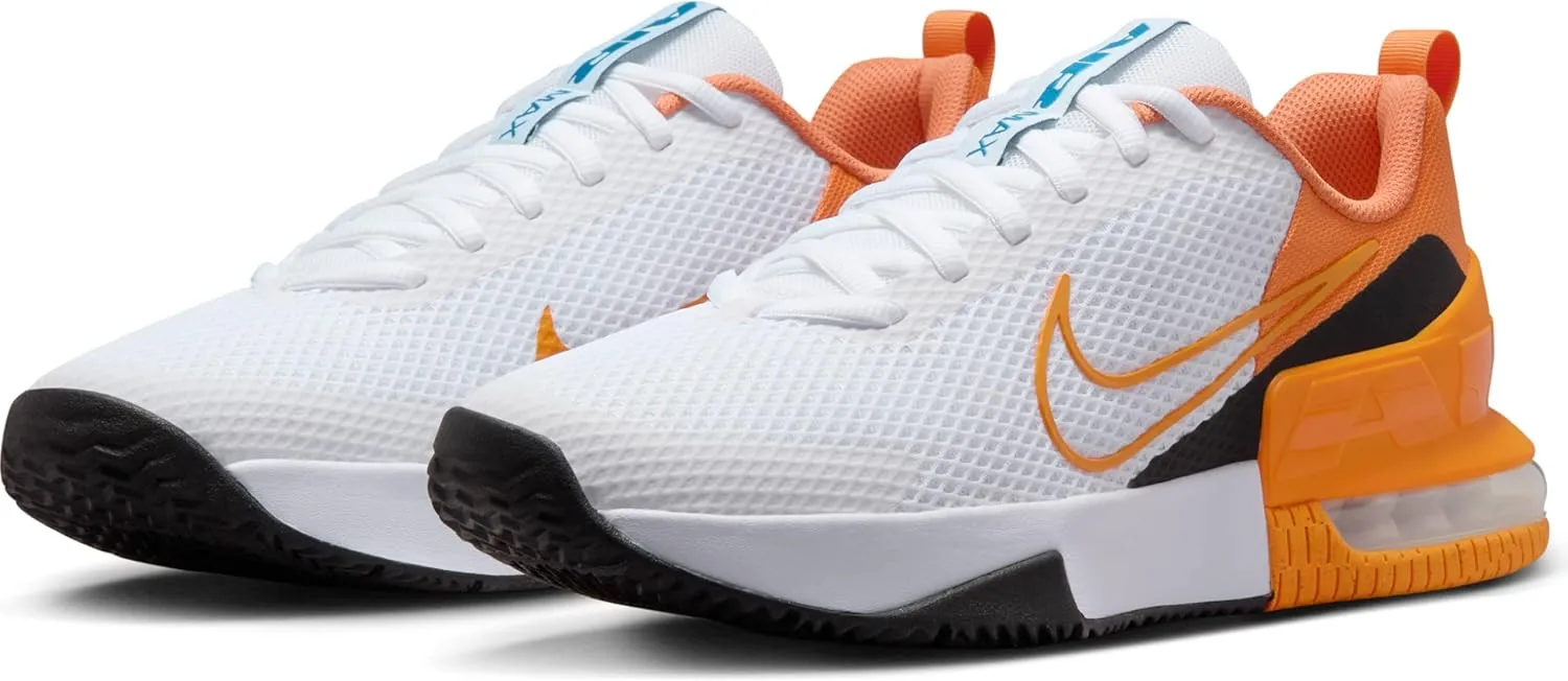 Nike Air Max Alpha Trainer 6 Men's Workout Shoes (FQ1833-101, White/Hot Curry/Black/Light Curry)