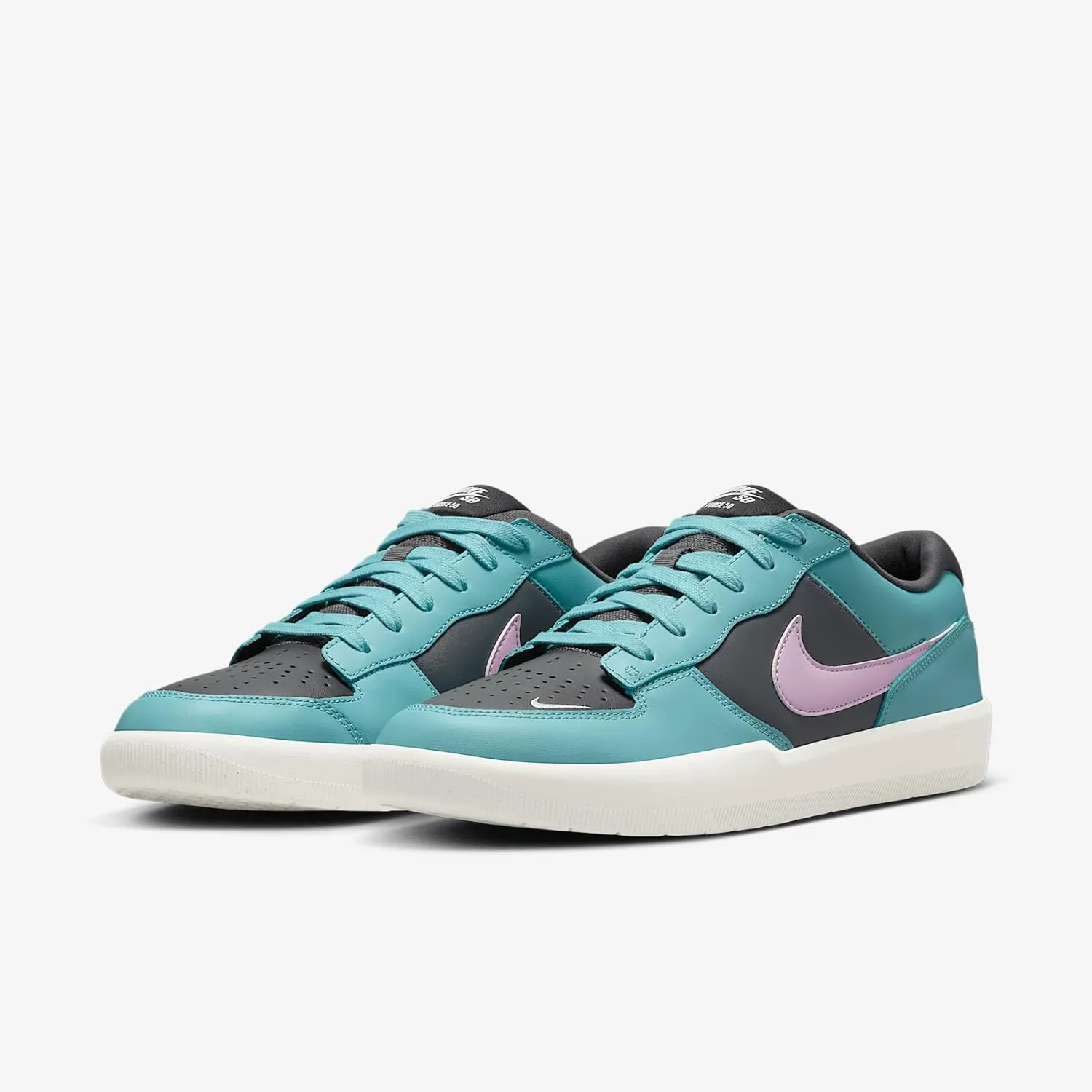 Nike SB Force 58 Premium Skate Shoes (DV5476-400, Denim Turquoise/Dark Smoke Grey)