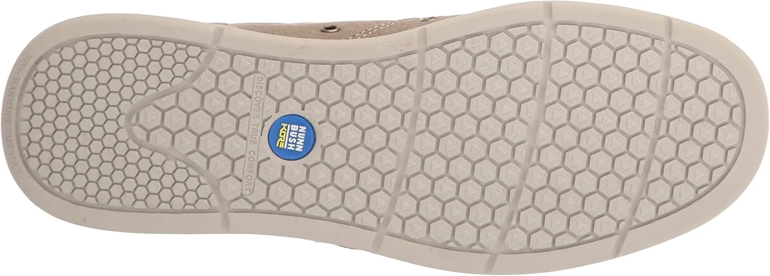 Nunn Bush Men's Kore Tour Canvas Plain Toe Slip-on Athletic Style Sneaker Loafer