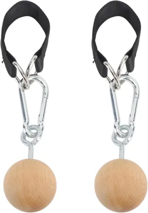 OUKENS Wooden Pull Up Balls, Rock Climbing Holds Training Set Arm Strength Trainer Pull Up Ball,Strengthener Exerciser Training Tools Pull Up Fitness Accessories