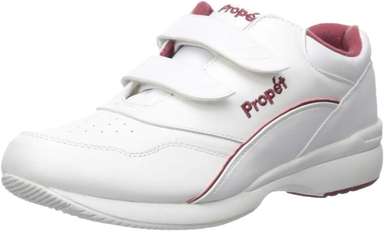 Propet Tour Walker Women's Walking Shoes Wht/Berry - 11 Narrow