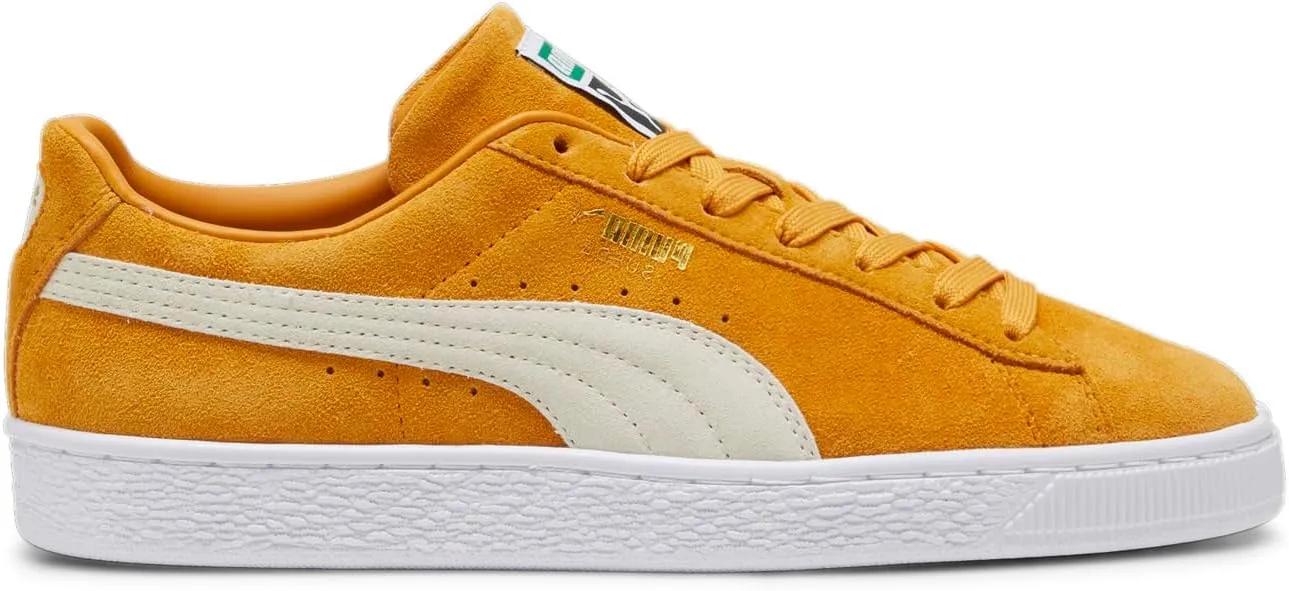 PUMA Mens Suede Classic Xxi Lace Up Sneakers Shoes Casual - Yellow