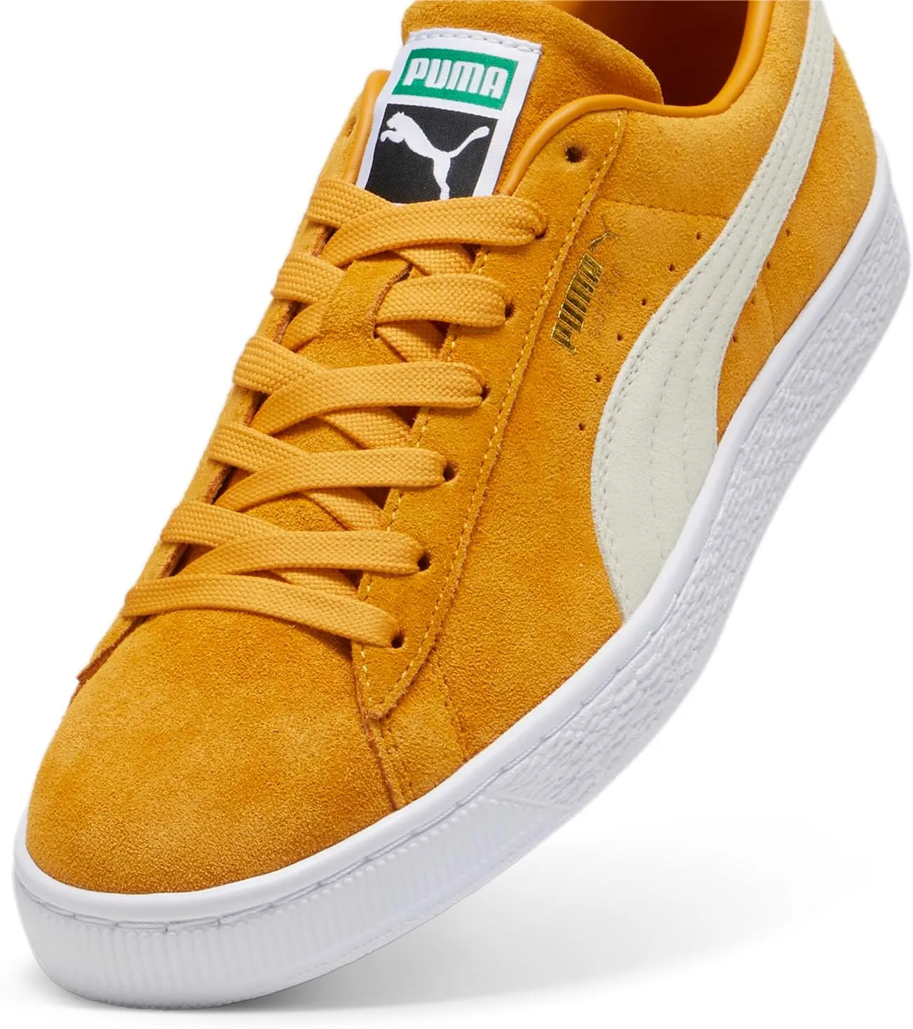 PUMA Mens Suede Classic Xxi Lace Up Sneakers Shoes Casual - Yellow